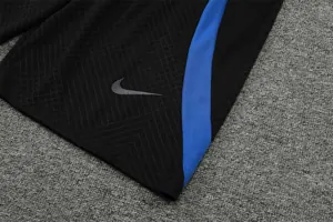 22-23 Barcelona Training Suit Short Sleeve Kit Black Grey 10