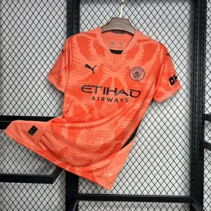 24-25 Manchester City Orange Goalkeeper Kit Sport AAAAJersey Yupoo 2