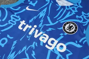 22-23 Chelsea vest training suit kit Blue Camo 11