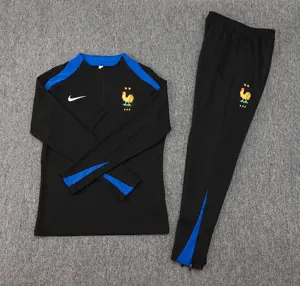 2024 France Long Sleeve Training Suit Football Shirts 1