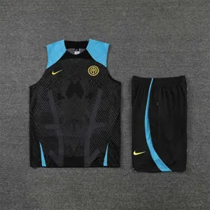 22-23 Inter Milan vest training suit kit Black 11