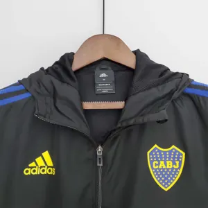 22-23 Boca Juniors black windbreaker 3
