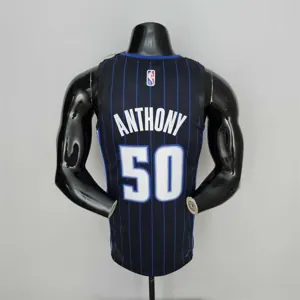 75th Anniversary Anthony#50 Orlando Magic Black NBA Jersey 5