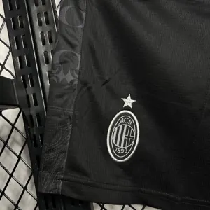 23-24 AC Milan Fourth Black Shorts Football Trousers Soccer AAAAJersey Yupoo 3