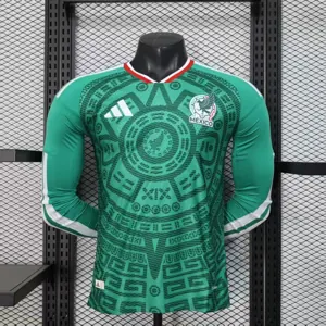 2026 World Cup Mexico Home Kit Player Version Long Sleeve Shirt Football AAAAJersey Dropship Yu