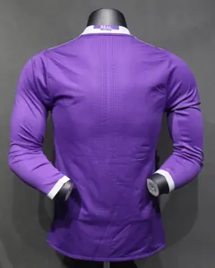 16-17 Real Madrid Away Retro Kit Vintage Player Version Long Sleeve Shirt AAAAJersey Dropship Y 6