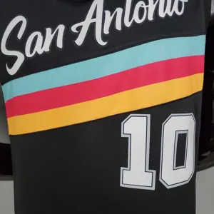 New DeROZAN#10 season Spurs City Edition black 4