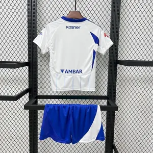 24-25 Real Zaragoza Home Kid Kits Youth Apparels Soccer AAAAJersey Yupoo 10
