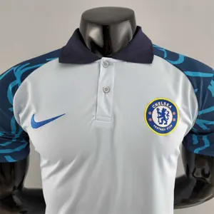 22-23 Chelsea light bluewhite POLO 4