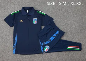 2024 Italy Polo Football Shirts 1