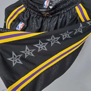 Lakers black NBA Pants Black 4