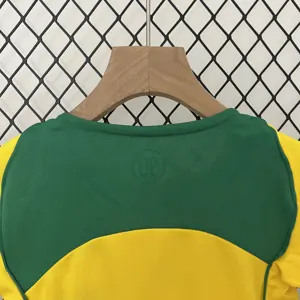 2004 Brazil Home Retro Kid Kits Youth Apparels AAAAJersey Wholesale Yupoo 5