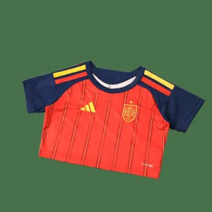 2026 FIFA World Cup Spain Women Home Cropped Jersey AAAAJersey Supply Yupoo