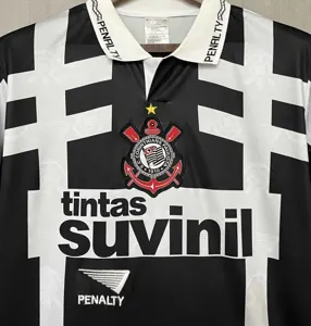 95-96 Corinthians Away Retro Kit Football AAAAJersey Yupoo 4