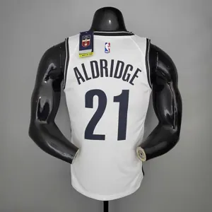ALDRIDGE#21 Brooklyn Nets white 8