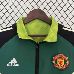 2024 Manchester United Trench Coat Reversible Windbreaker Double-Sides Jacket 1