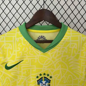 2024 Brazil Home Women Shirt Copa Amerca Apparel AAAAJersey Wholesale Yupoo 5
