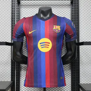 26-27 Barcelona Mens Home Kit Soccer Player Version T-Shirt AAAAJersey Supplier Yupoo 9