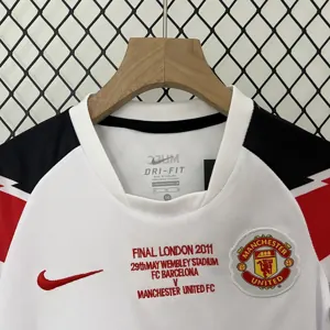 10-11 Manchester United Away Champions League Retro Kid Kits Youth Apparels AAAAJersey Yupoo 4