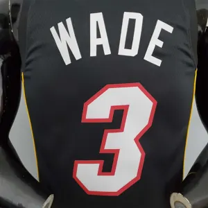 2022 season Wade #3 Heat City Edition Black 6