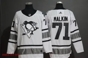 2019 Pittsburgh Penguins all star ice hockey jersey M-3XL 匹兹堡企鹅队全明星冰球服 1