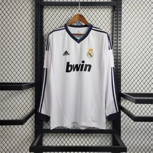 12-13 Real Madrid home long sleeve 8