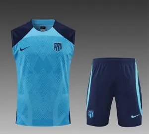 22-23 Atletico Madrid vest training suit kit blue 2