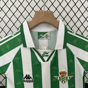 95-97 Real Betis Home Retro Kid Kits Youth Apparels AAAAJersey Wholesale Yupoo 4