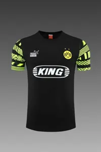 22-23 Dortmund Training Suit Short Sleeve Kit Black 13