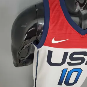 2021 Olympic Games TATUM#10 USA Team USA White Red 6