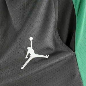 Boston Celtics NBA Shorts Black Green Trim 1