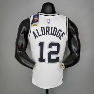 ALDRIDGE#12 Spurs White 8