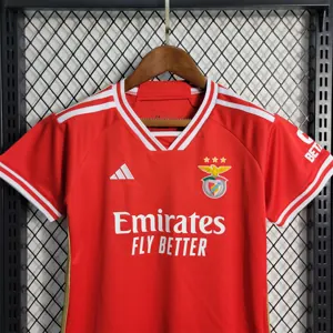 23-24 Benfica Home Kids Kits Football Jerseys Yupoo 6