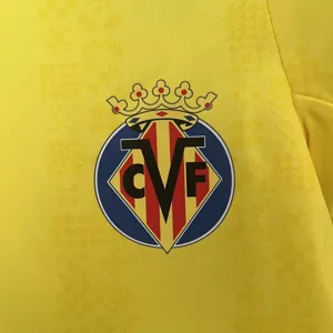 24-25 Villarreal Home Kid Kits Youth Apparels Football AAAAJersey Yupoo 3