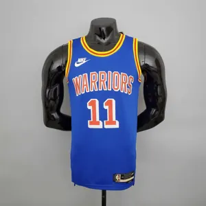 75th Anniversary Thompson #11 Warriors Retro Blue