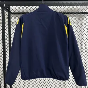 25-26 Boca Juniors Windbreaker Black Jacket AAAAJersey Supply Yupoo 1