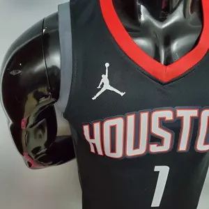 New Rockets Jordan McGrady#1 Theme Limited City Edition Black 5