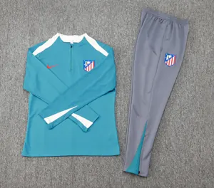 24-25 Atletico Madrid Long Sleeve Training Suit Football Shirts 1