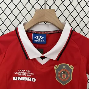 99-00 Manchester United Home Retro Kid Kits Youth Apparels AAAAJersey Wholesale Yupoo 5