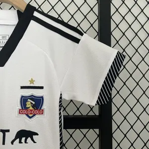 24-25 Colo Colo Home Kid Kits Children Sets Jersey Supplier Yupoo 3