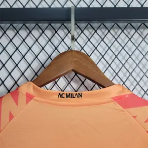 23-24 AC Milan Goalkeeper Orange Size S-XXL Soccer Jersey 3