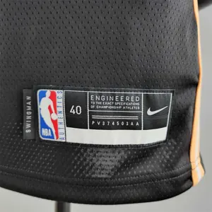 Atlanta Hawks Young #11 Limited Black NBA Jersey 4