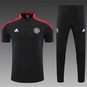 Manchester United Polo black red-three sides 7