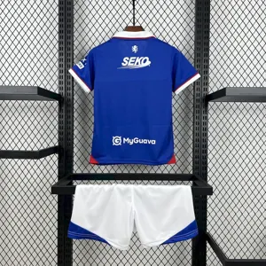 25-26 Rangers Home Kid Kits Youth Apparels Soccer AAAAJersey Yupoo 5