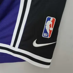 2022 Los Angeles Lakers NBA US Training Shorts Purple Black 2