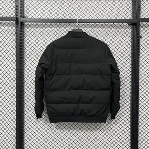 25-26 PSG Black Thermal Cotton-Padded Jacket Kit AAAAJersey Supply Yupoo 1