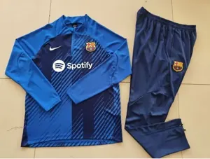 23-24 Barcelona Training Long Sleeve Soccer Jerseys Yupoo