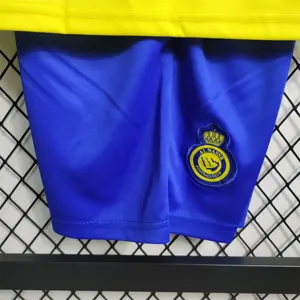 23-24 Kids Al Nassr Home Sizes 16-28 Soccer Jerseys 6