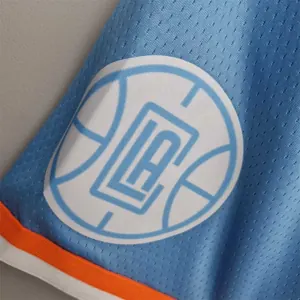 2022 Los Angeles Clippers City Edition Blue NBA Shorts 3
