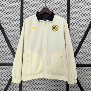 2024 Dortmund Trench Coat Reversible Windbreaker Double-Sides Jacket Sport AAAAJersey Yupoo 6